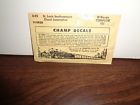 E-93 Champ Scale St Louis Sw Diesel Decal Set