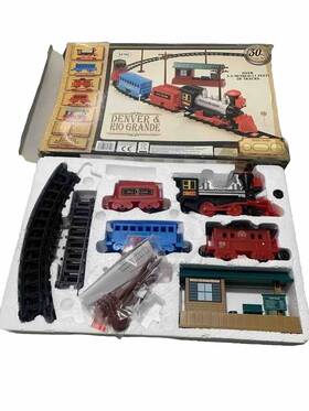 1021329 Eztec Train Locomotive Set Christmas Holidays Denver And Rio Grande O Gauge