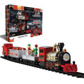 90871017 Fao Schwarz Motorized Train Set With Sound - 30pc
