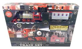 Dj069622 Fao Schwarz Macys Classic 30-piece Motorized Train Set 18 Feet Of Track In Box