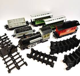 8976512 Fast Lane Vintage Western Express Railroad Battery Operated Train Set Toys R Us