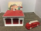 Fd-1 Bachmann Plasticville Fire Complete With Truck In New Accessory Sticker