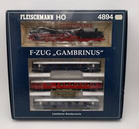 4894 Fleischmann Ho Db F-zug Inch Gambrinus Train Pack Ln/box
