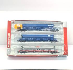 845411 Fleischmann N-scale 3-tlg. Set Schwenkdachwagen Bauart Tadgs Bb Ln/box