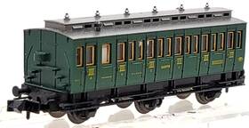 8093 Fleischmann Piccolo N Sncf French Natl Railways 3rd Class Ep.2 Pass Car