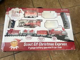 Forever Fun 849397010533 Scout Elf Christmas Express On The Shelf Train Set O Gauge
