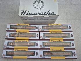 Fvm10001 Fox Valley Models Ho Hiawatha Steam Loco Passenger Car Set Excellent