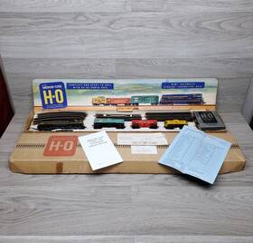 30517 Gilbert Read American Flyer Ho Cannon Ball Freight Train Set With Box