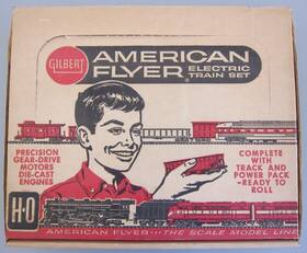 30710 Gilbert Ho #30710 Inch Rambler Freight Set 1961 Original Box-very Nice 25 Ship