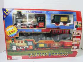 Goldlok 682303199690 Vintage Toys Western Express Battery Operated Train Set Kids Beginner Dc