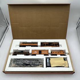 99214-88z Harley Davidson Ho Scale Tyco Train Set In Box - Ln Ex