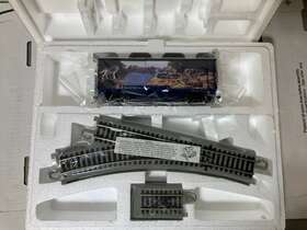 14-09137-010 Hawthorne Village Silver Moon Express Wolf Ridge Box Car With Coa Trains
