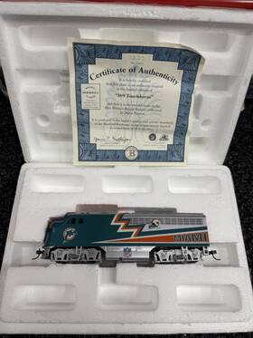 Hawthorne Village 84-b10-912.2 Miami Dolphins Express O Gauge Starter Set With Coa 1 48
