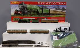 R1167 Hornby Oo Flying Scotsman Steam Locomotive Train Set #4472 Ex/box
