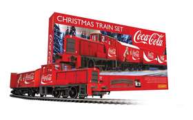 R1233m Hornby Coca-cola Christmas Oo Gauge Train Starter Set