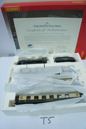 R2797m Hornby Sr Inch The White Pullman King Arthur Loco And 3 Pullmans Lot T5
