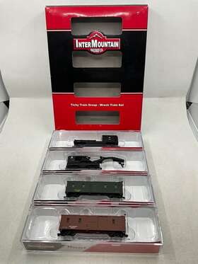 T650403-01 Intermountain N Scale Southern Railway Sou Wreck Train Set #t650403-01