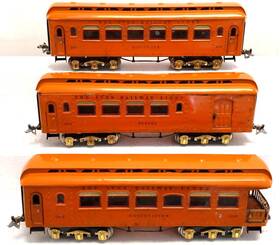 704r Ives Vintage Standard Gauge Railway Lines Passenger Set 180 181 182