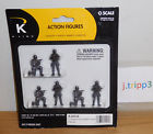K-42319 Police Swat Team Action Figures Set Gauge Toy Train Accessory