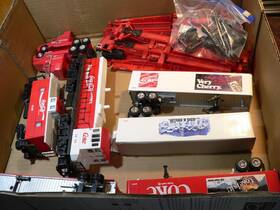 K1105 K-line 040369011057 Coca-cola Ttax Tractor Trailer O Gauge Freight Set No Boxes