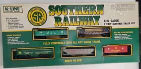 K-line 040369019121 K-line Southern Railway O-27 Gauge Train Set Tested With Box Vintage Read