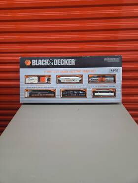239101 K-line Rare Black And Decker 6-unit O-27 Diesel Train Set 1993 Near Mint