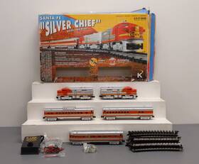 K-1009 K-line Santa Fe Inch Silver Chief O Gauge Diesel Passenger Train Set Ln/box