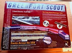 K-line K-1219 K-line Greenport Scoot 5 Unit Electric Train Set - No Engine