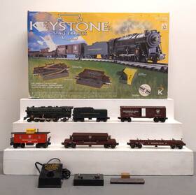 K1307 K-line O Gauge Keystone State Express Steam Freight Train Set Ex/box