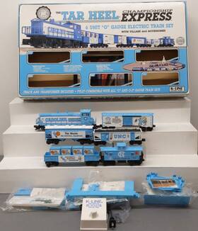 K-line K1323 K-line Tar Heel Championship Express O Gauge Diesel Train Set Ln/box