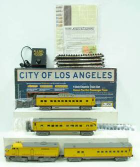 K1733 K-line Up Inch City Of Los Angeles O Gauge Diesel Passenger Train Set Ln/box