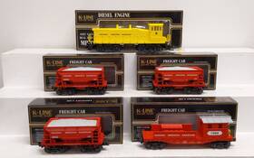 K1923ic K-line O Gauge Magma Arizona Mp-15 Diesel Locomotive Set Ex/box