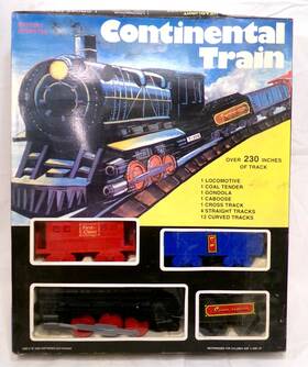 Kamco 013253089135 Vintage Battery Operated Continental Train Set In Box Over 230 Inch Of Track