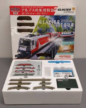 10-006 Kato Swiss Alpine Glacier Express N Gauge Electric Train Starter Set Ex