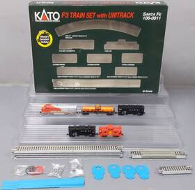 106-0011 Kato N Scale Santa Fe F-3 Diesel Starter Train Set Ex/box