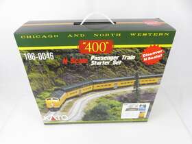 106-0046 Kato N Scale Chicago And North Western C&nw Inch 400 Unitrack Starter Set