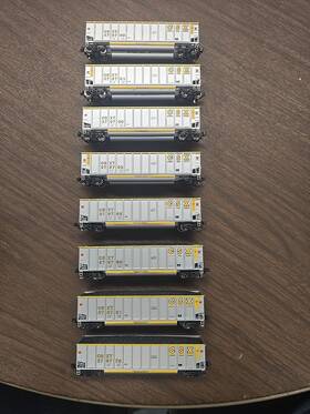 106-4632 Kato Bethgon Coalporter Csx 8 Car Set N Scale