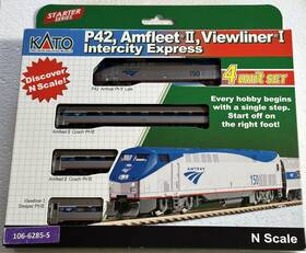 106-6285-s Kato 106-6285 Sp42 Amfleet Viewliner I With Esu Loksound 5 Micro Decoder 58941