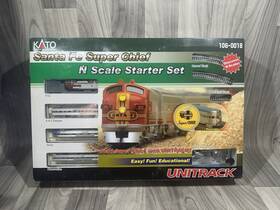 106-0018 Kato 949727052724 Santa Fe Super Chief N Scale Starter Train Set