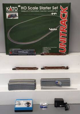 C44-9w Kato 949727651088 30-2009 Ho Southern Pacific Ge Diesel Starter Train Set Ex/box