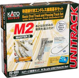 B07rcyc4qs Kato Kat20-853 N M2 Basic Oval And Siding Model Track Set In Original Box