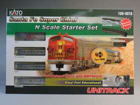 Kat1060018 Kato Kat1060018- N Scale Santa Fe Starter Set Super Chief Passenger