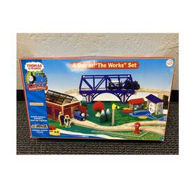 Lc99539 Learning Curve Thomas And Friends Wooden Railway A Day At The Works Starter Set