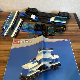 4561 Lego System Random Parts - Train Wheels Platform Incomplete Set