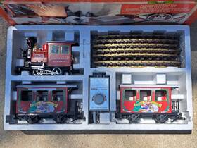 94775 Lehmann 94755 Lgb Rudolph North Pole Express G Scale Christmas Train Set 1995