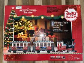 Lgb 011525723042 Christmas Train Starter Set 72304 47-1/4 Inch Layout