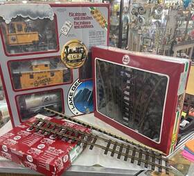 Lgb 011525724124 72412 Yellow Lake George Boulder Route Beavers Train Set G Scale Lots Extras
