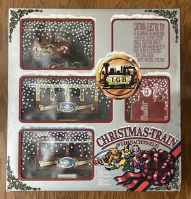 Lgb 011525725343 Vintage Seasons Greetings Christmas Train Set 72534 Estate Find - Rare Read