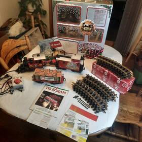 Lgb 011525725503 Vintage Lehmann Gross-bahn Big Train Locomotive Set 72550 With Box Tested Read