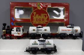0132 Lgb G Db Nurnberger Bierzug Set 0-4-0 Steam Freight Locomotive Ex/box
